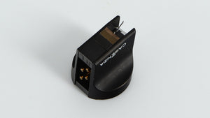 Rear left angle of a used Ortofon Cadenza MC Cartridge in a black finish
