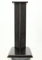 Front view of a used Partington Dreadnought Ultima 60cm Speaker Stand in a black mirror finish