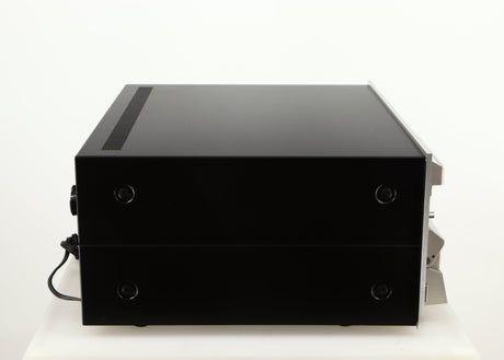 Left side view of a used Pioneer CT-F1250 Cassette Deck in a silver finish