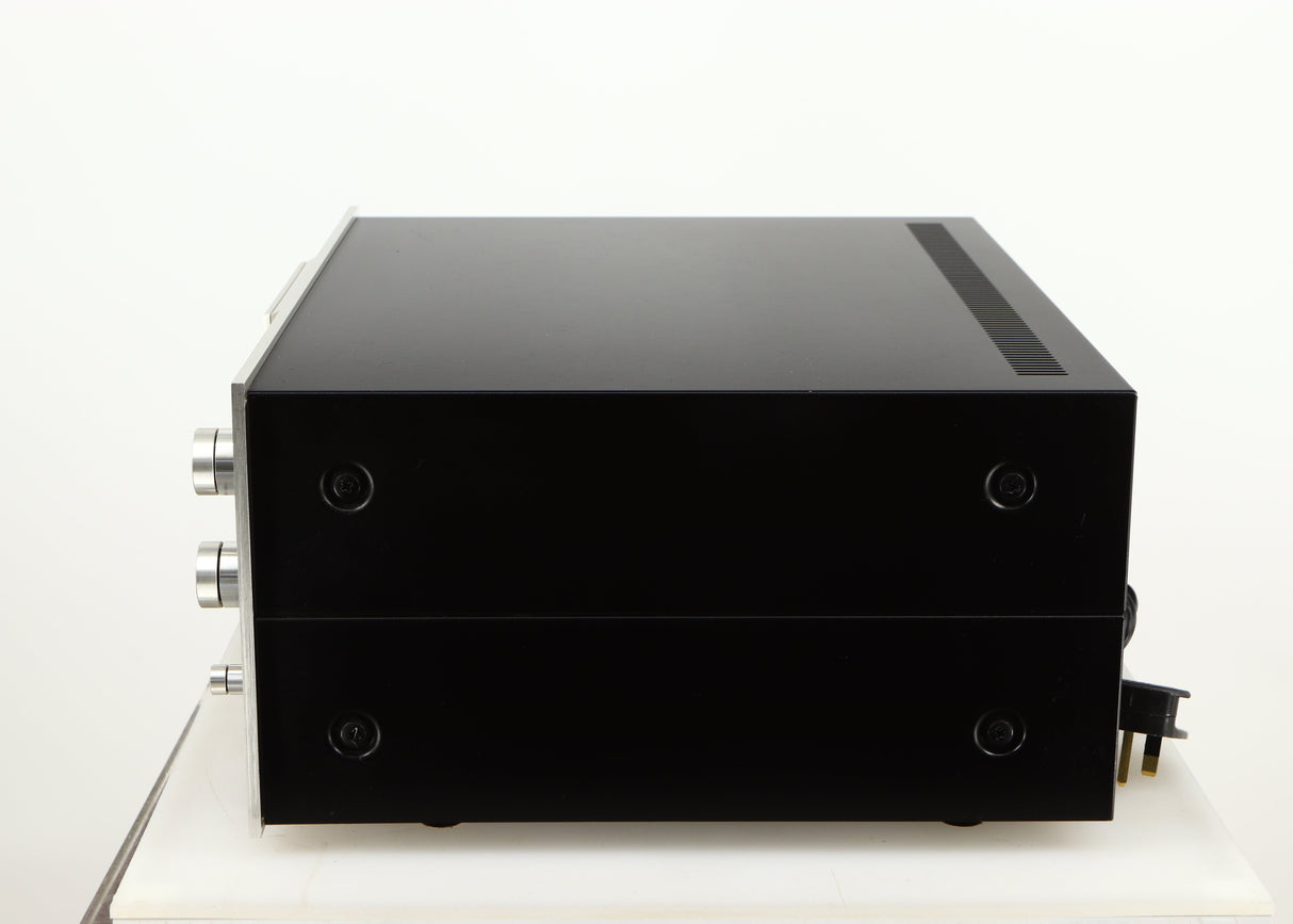 Right side view of a used Pioneer CT-F1250 Cassette Deck in a silver finish