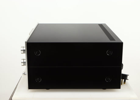 Right side view of a used Pioneer CT-F1250 Cassette Deck in a silver finish