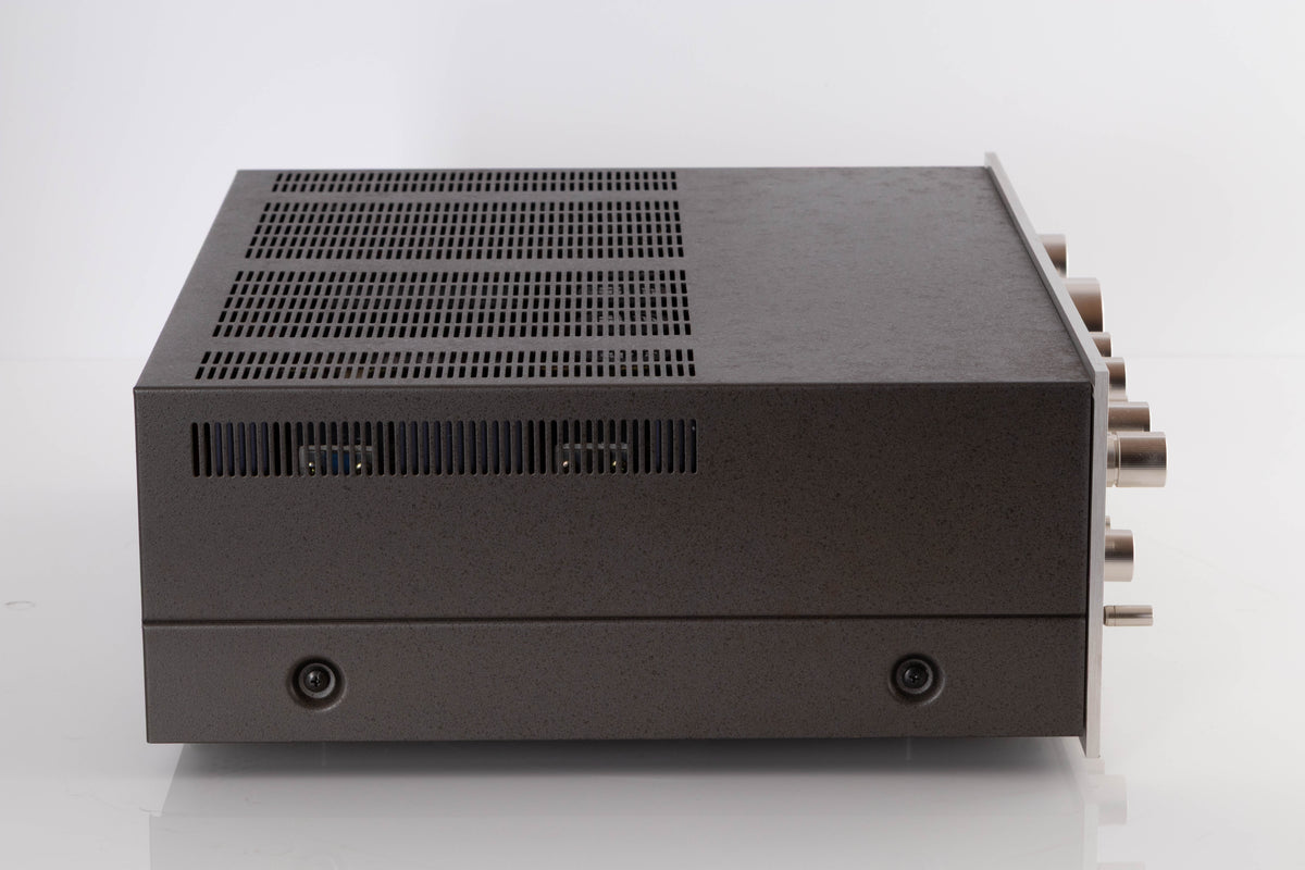 Side view of a used Pioneer SA-8500 II Integrated Amplifier