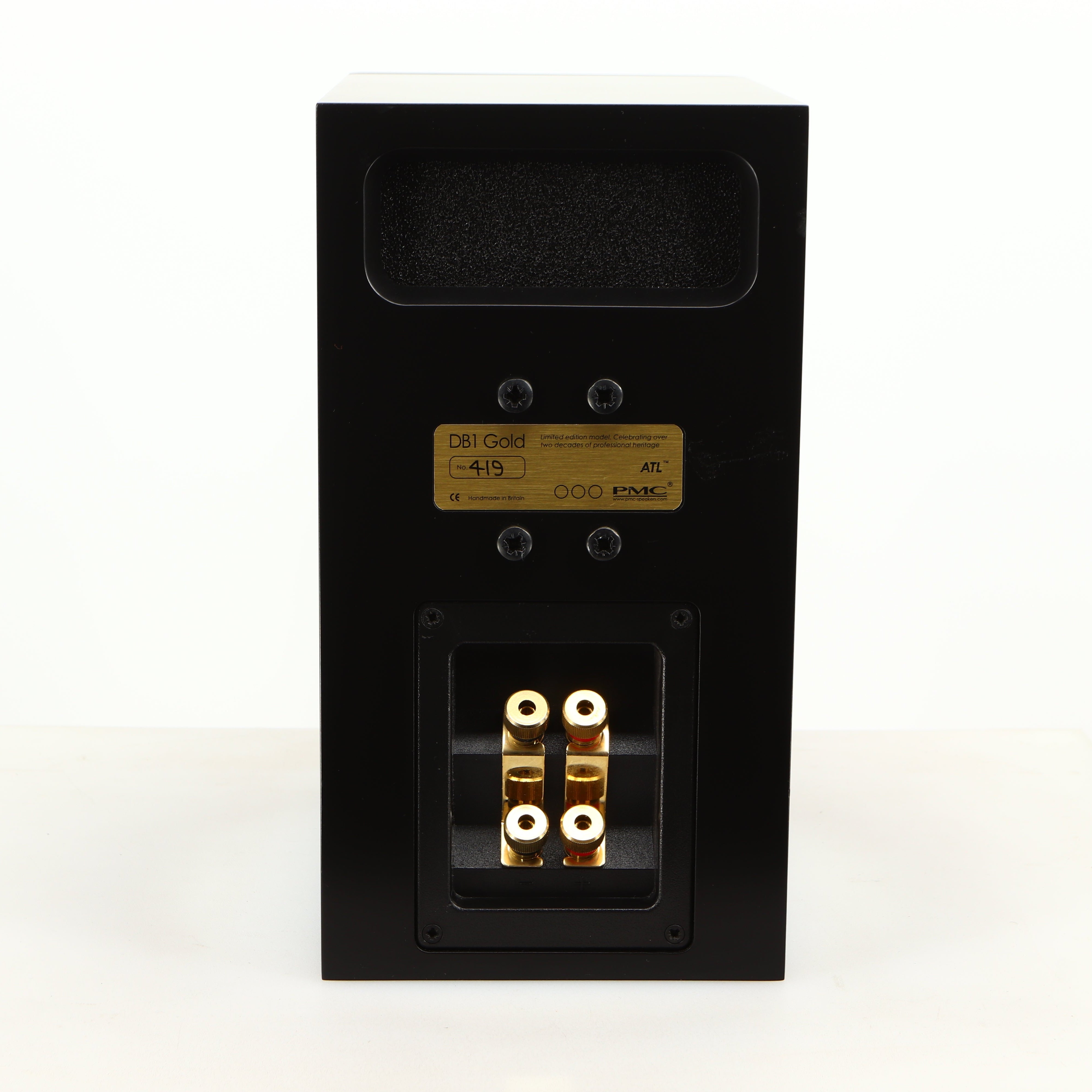 PMC DB1 Gold Standmount Speakers - Black – 2ndhandhifi.co.uk