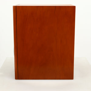 Right side view of a used PMC DB1i Standmount Speaker in a cherry finish