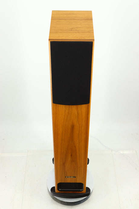 Top view of a PMC GB1 Floorstanding Speaker in a oak finish