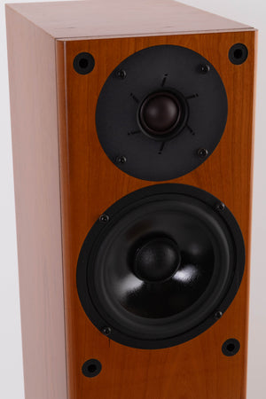 Close up view of a used PMC GB1i Floorstanding Speaker in Cherry
