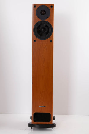 Front view of a used PMC GB1i Floorstanding Speaker in Cherry