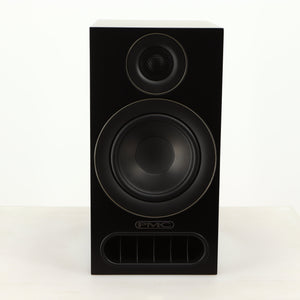 Front view of a used PMC Prodigy 1 Standmount Speaker in a black finish