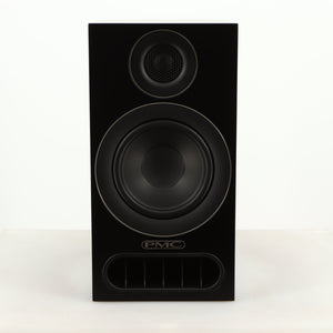 Front view of a used PMC Prodigy 1 Standmount Speakers in a black finish