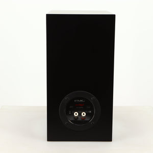 Rear view of a used PMC Prodigy 1 Standmount Speaker in a black finish