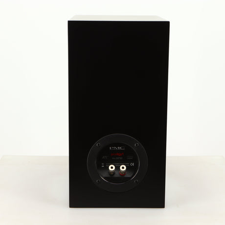 Rear view of a used PMC Prodigy 1 Standmount Speaker in a black finish