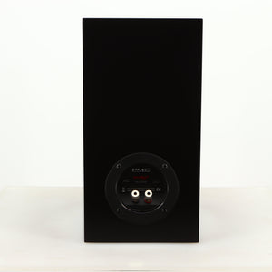 Rear view of a used PMC Prodigy 1 Standmount Speakers in a black finish