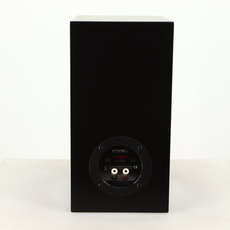 Rear view of a used PMC Prodigy 1 Standmount Speaker in a black finish