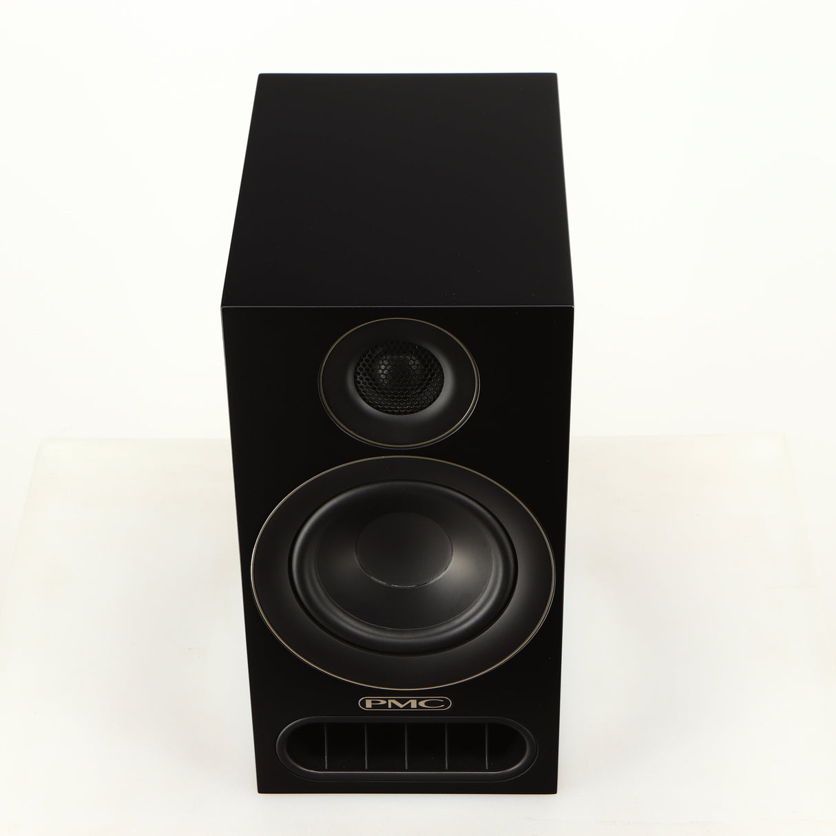 Top of a used PMC Prodigy 1 Standmount Speaker in a black finish
