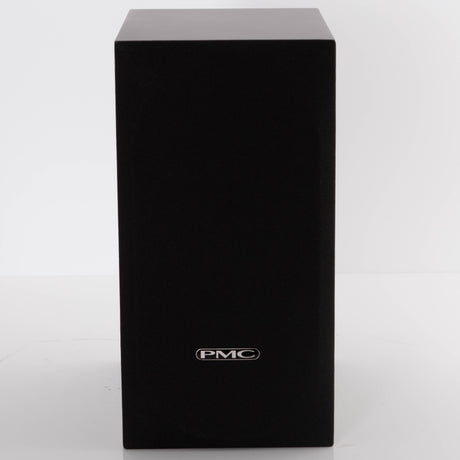 Front view of a used PMC Prodigy 1 Standmount Speaker W/ Grilles in a Black finish showing Grille