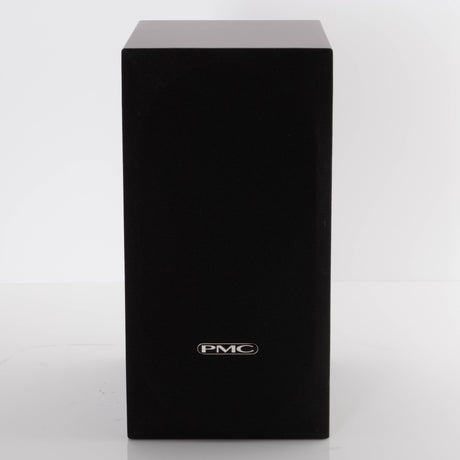 Front view of a used PMC Prodigy 1 Standmount Speaker W/ Grilles in a Black finish showing Grille