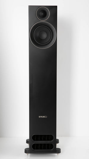 Front view of a used PMC Prodigy5 Floorstanding Speaker in a Black finish