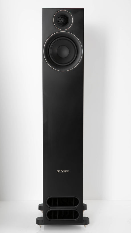 Front view of a used PMC Prodigy5 Floorstanding Speaker in a Black finish