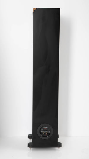 Rear view of a used PMC Prodigy5 Floorstanding Speaker in a Black finish