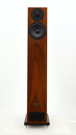 Front view of a used PMC Twenty 23 Floorstanding Speaker in a walnut finish