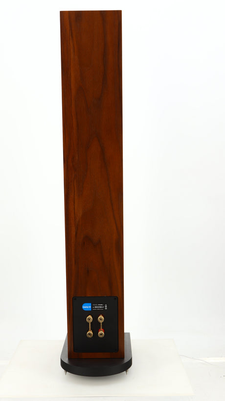 Rear view of a used PMC Twenty 23 Floorstanding Speaker in a walnut finish