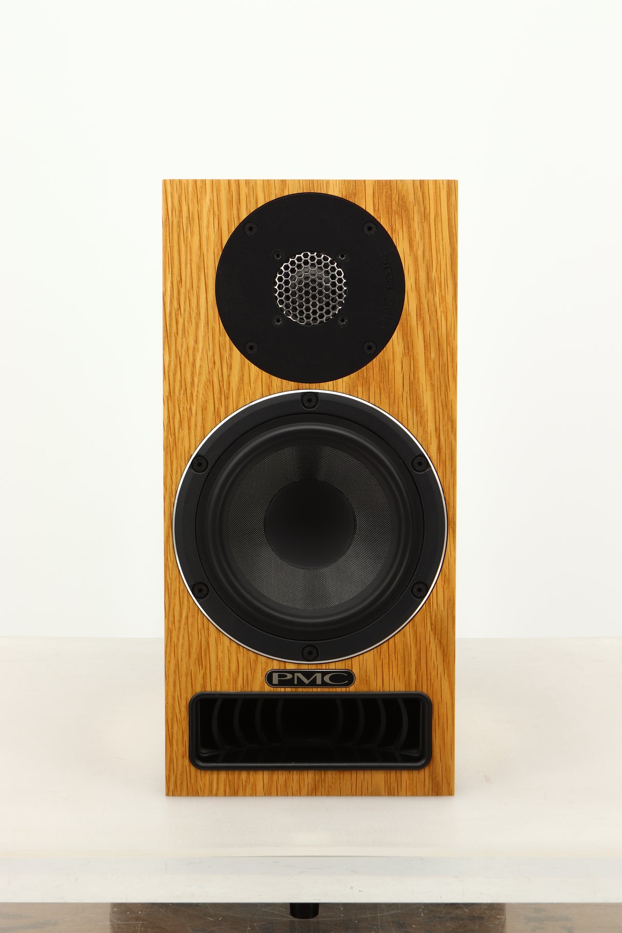 Front view of a used PMC Twenty5 21 Standmount Speaker in Oak finish 