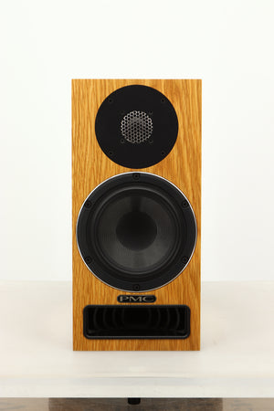 Front view of a used PMC Twenty5 21 Standmount Speaker in Oak finish 