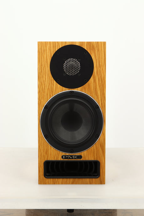 Front view of a used PMC Twenty5 21 Standmount Speaker in Oak finish 