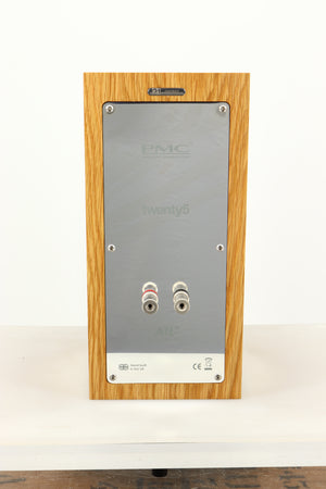 Rear view of a used PMC Twenty5 21 Standmount Speaker in Oak finish 