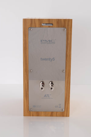 Rear view of a used PMC Twenty5 21 Standmount Speaker in Oak