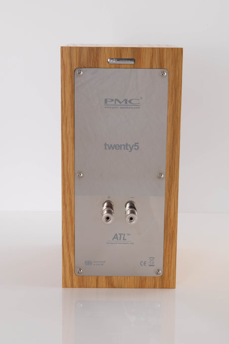 Rear view of a used PMC Twenty5 21 Standmount Speaker in Oak