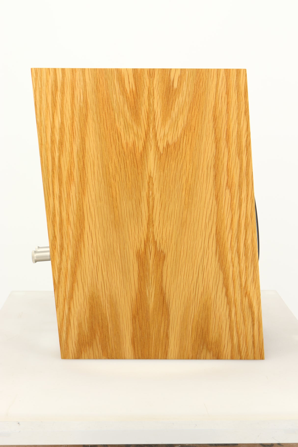 Side view of a used PMC Twenty5 21 Standmount Speaker in Oak finish 
