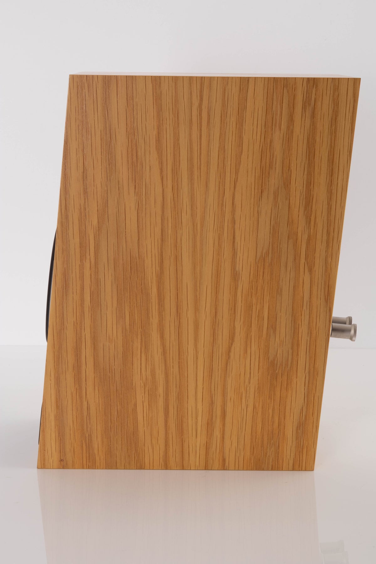 Side view of a used PMC Twenty5 21 Standmount Speaker in Oak