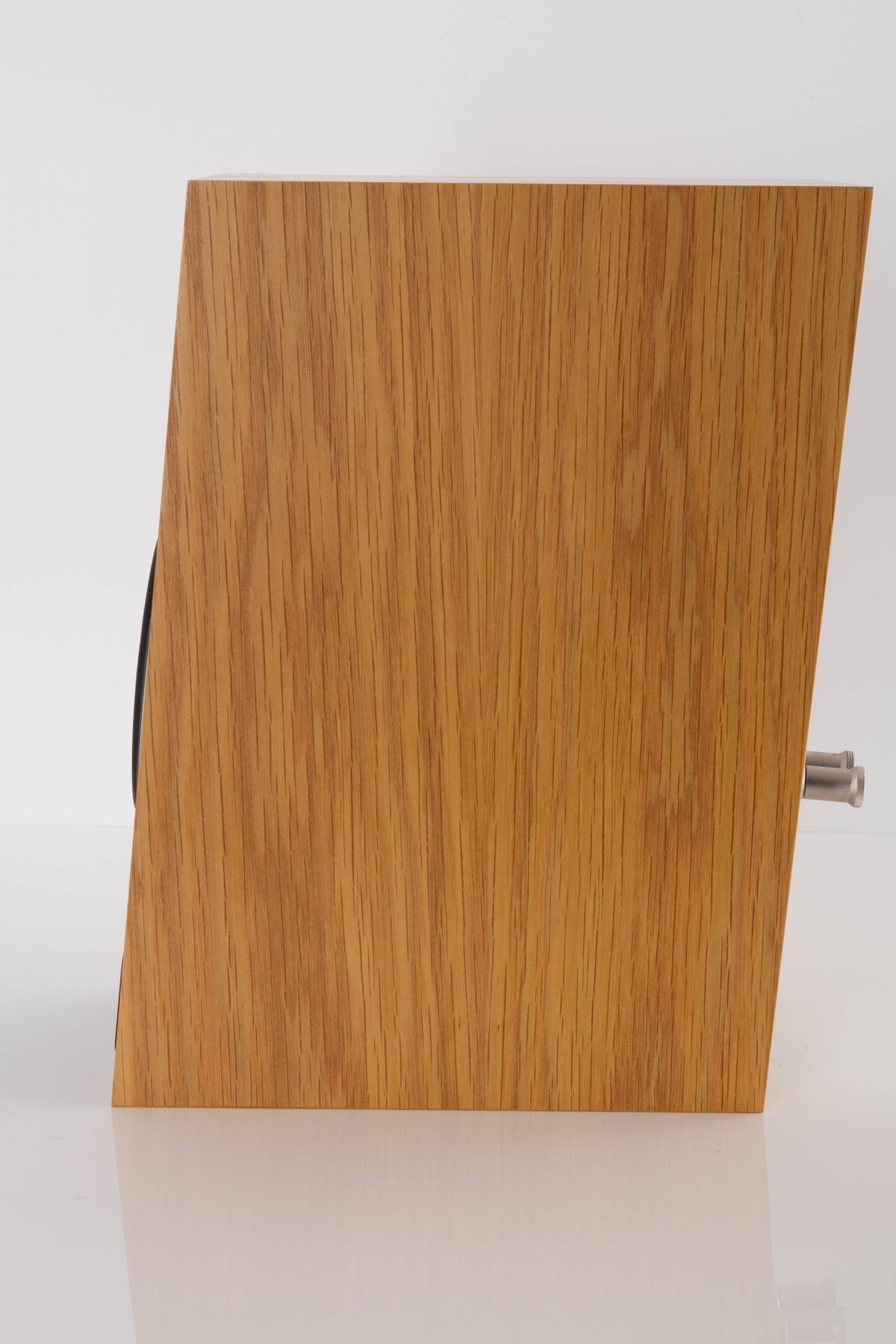 Side view of a used PMC Twenty5 21 Standmount Speaker in Oak