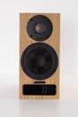 Front view of a used PMC Twenty5 21i Standmount Speakers in Oak finish