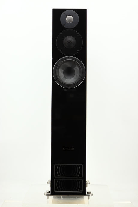 Front view of a used PMC Twenty5 26i Floorstanding Speaker in Diamond Black finish