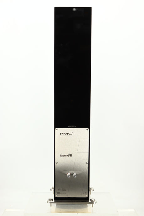 Rear view of a used PMC Twenty5 26i Floorstanding Speaker in Diamond Black finish
