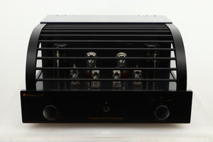 Front view of a used PrimaLuna Prologue Premium Pre Amplifier in Black finish