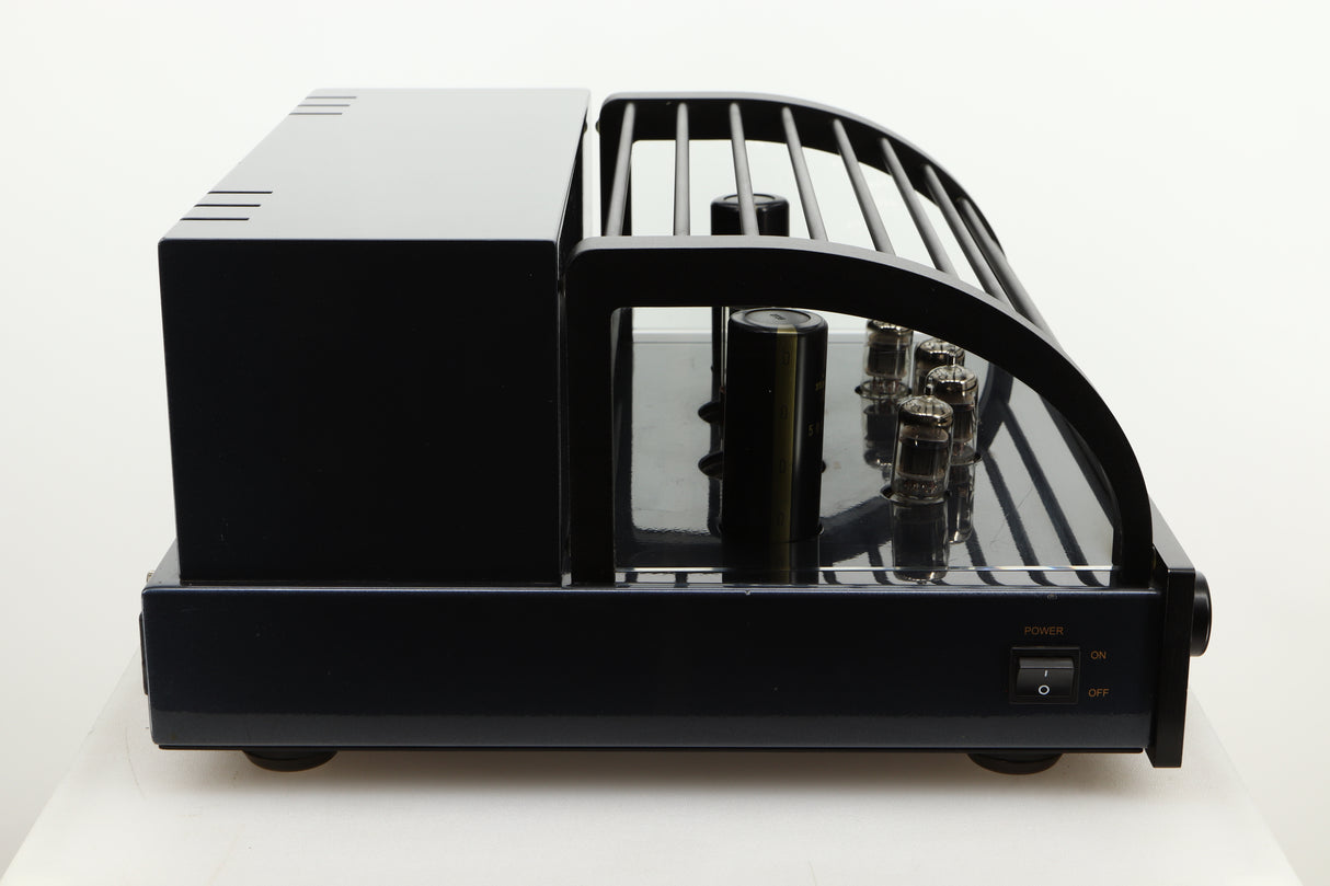 Side view of a used PrimaLuna Prologue Premium Pre Amplifier in Black finish