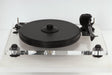 Front view of a used Pro-Ject 2 Xperience DC Acryl Turntable with Ortofon 2M Black Cartridge