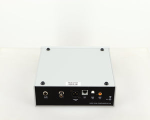 Underside of a used Pro-Ject CD Box RS CD Transport in a silver finish