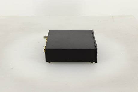 Side view of a used Pro-Ject Phonobox S2 Phonostage in Black finish