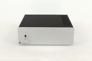 Front view of a used Pro-Ject Power Box DS Sources Power Supply in Silver finish