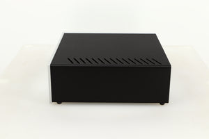 Side view of a used Pro-Ject Power Box DS Sources Power Supply in Silver finish