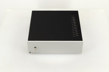 Top view of a used Pro-Ject Power Box DS Sources Power Supply in Silver finish