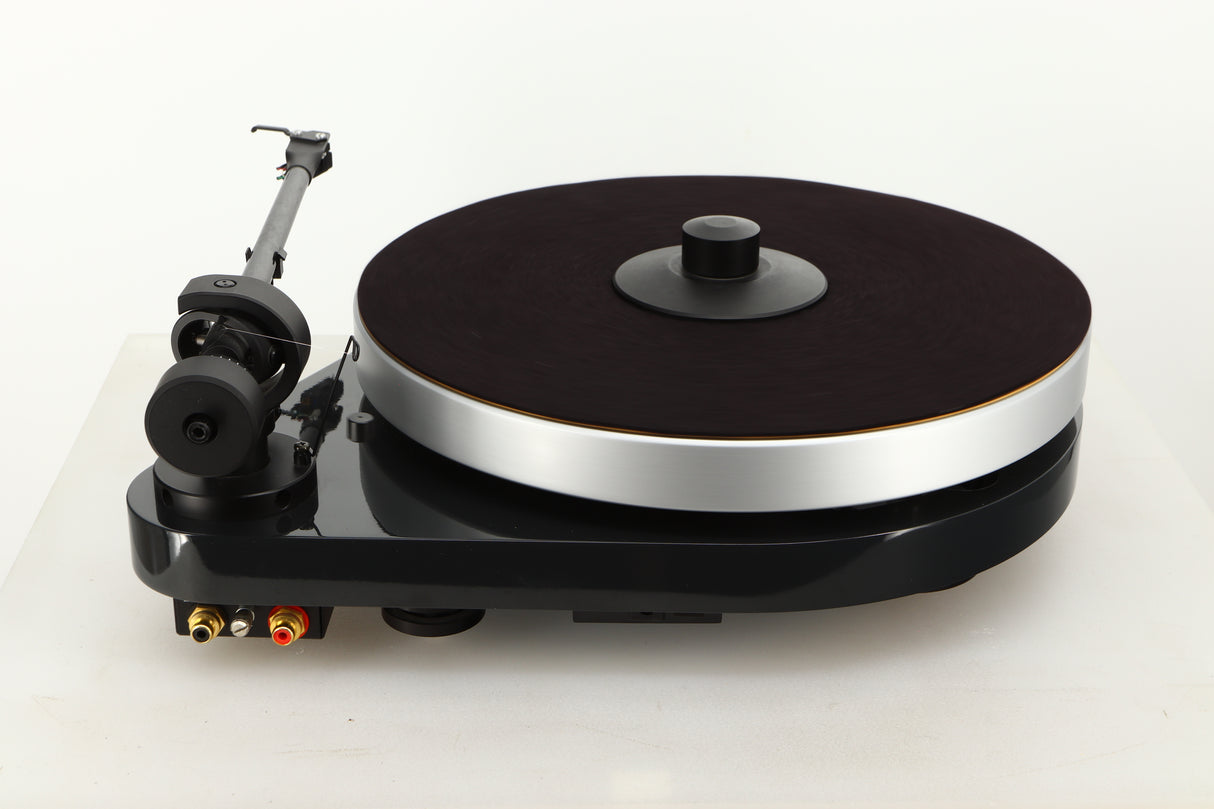 Rear view of a used Pro-Ject RPM5 Turntable in Black finish with Ortofon 510 MkII Cartridge