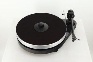 Top view of a used Pro-Ject RPM5 Turntable in Black finish with Ortofon 510 MkII Cartridge