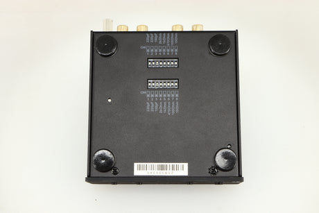 Bottom view of a used Pro-Ject Tube Box E Phonostage in Black finish
