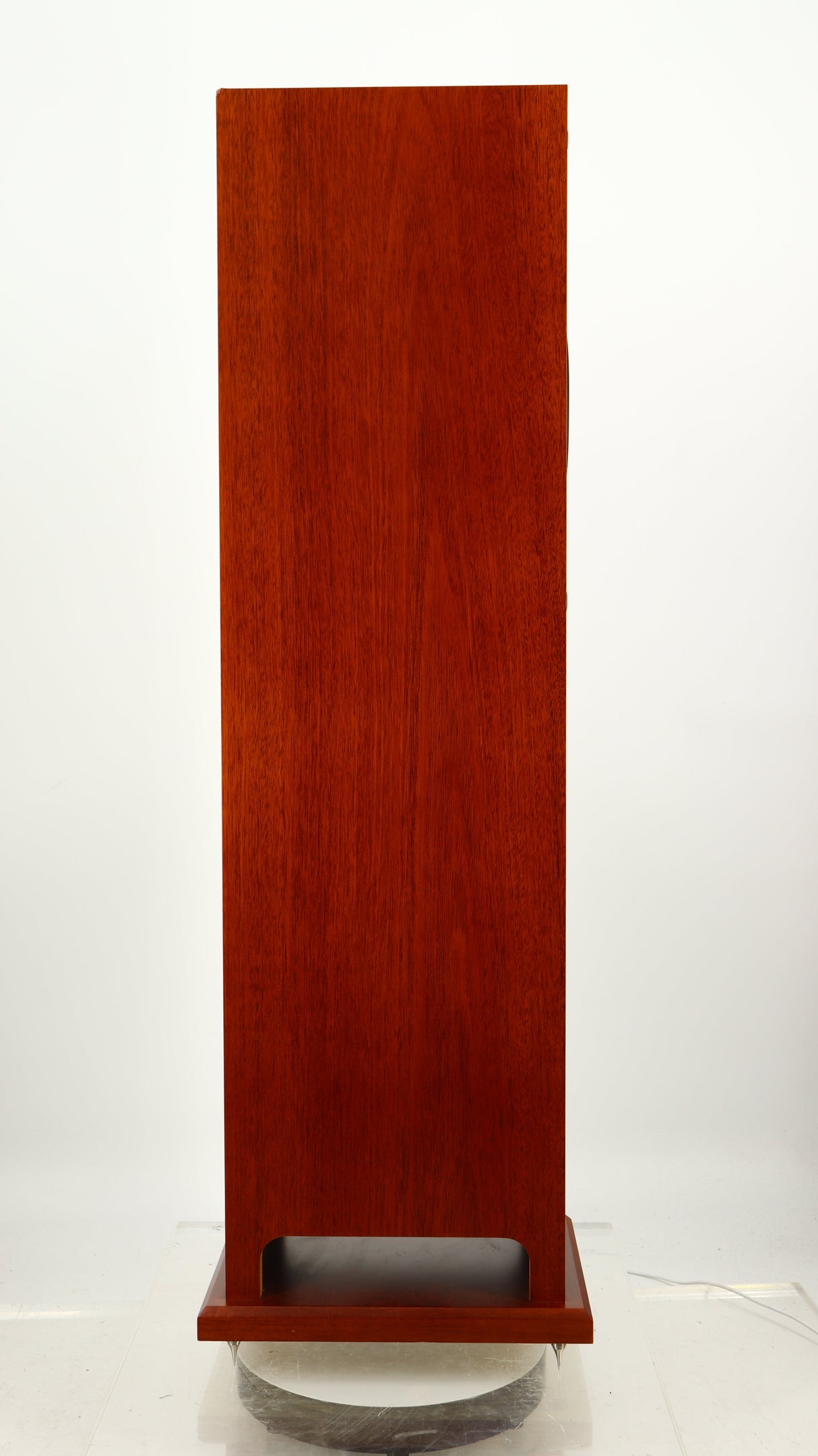 Left side view of a used Proac Response D18 Floorstanding Speaker in a mahogany finish