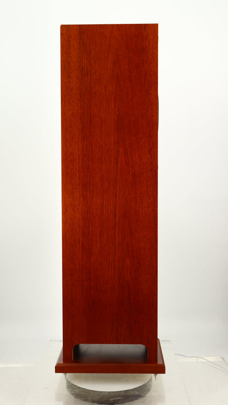 Left side view of a used Proac Response D18 Floorstanding Speaker in a mahogany finish
